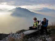 Il selvaggio impegnativo CORNO REGISMONDO, panoramicissimo su Lecco , i suoi laghi e monti, il 22 nov. 2017 - FOTOGALLERY